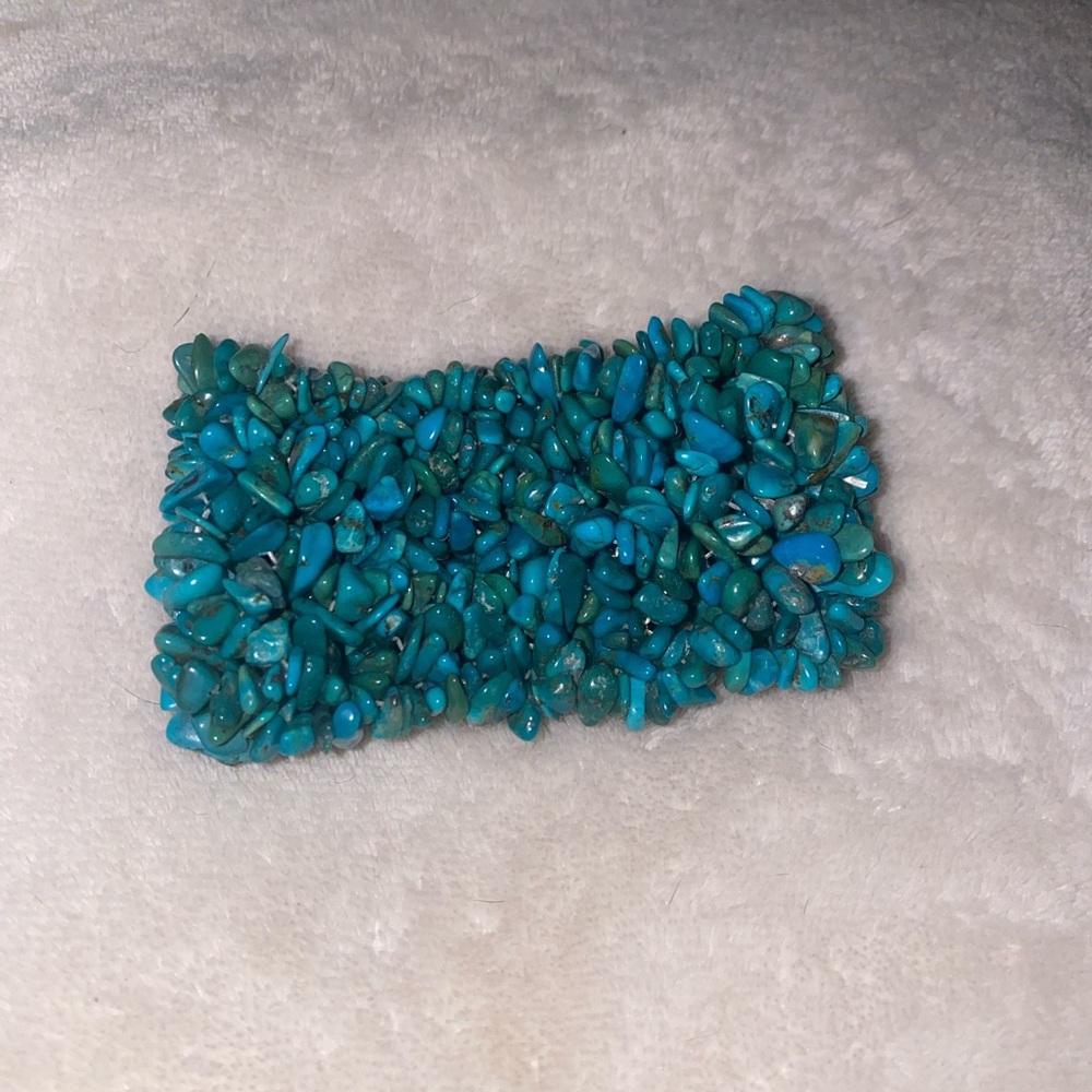 Turquoise wide stretch Bracelet
